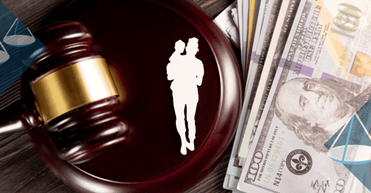 gavel, paper family, and money